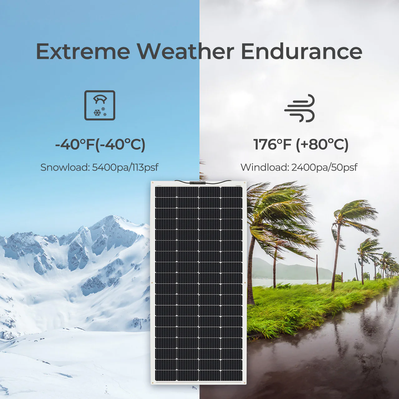 200 Watt 12 Volt Flexible and Lightweight Monocrystalline Solar Panel - Image 9