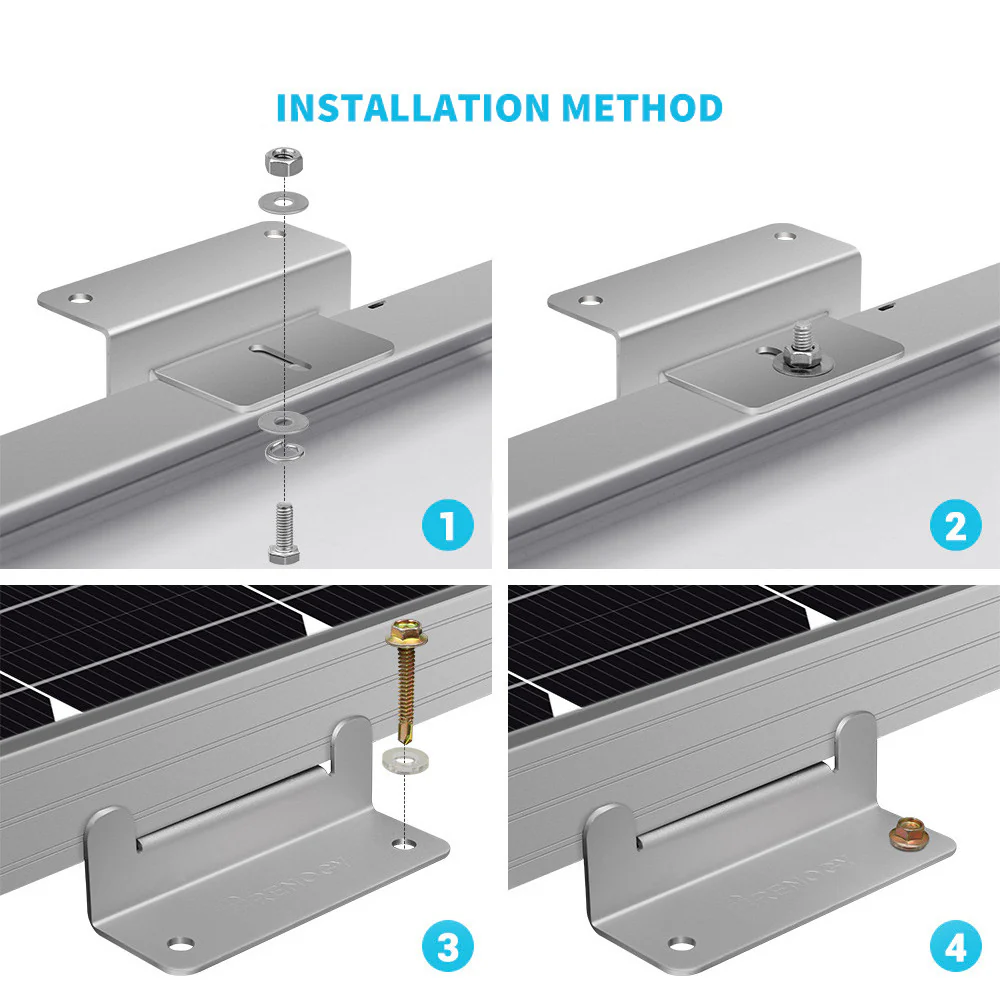 Wiring and Mounting Kit For 100W Solar Setup - Image 5
