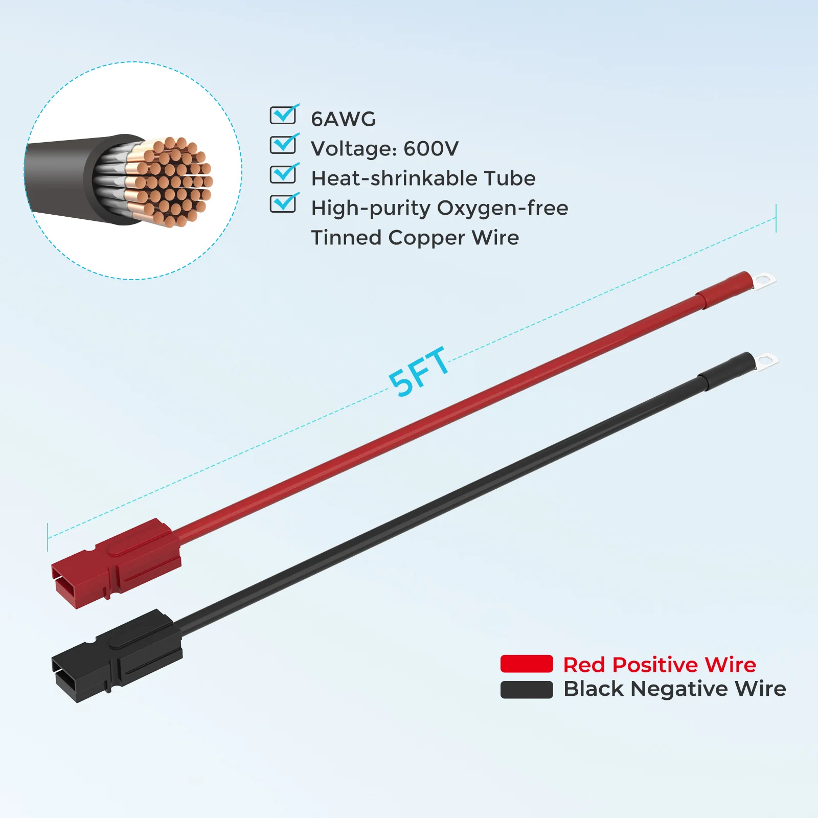Anderson Adapter Cable (Anderson PP75-Ring Lug) - Image 8