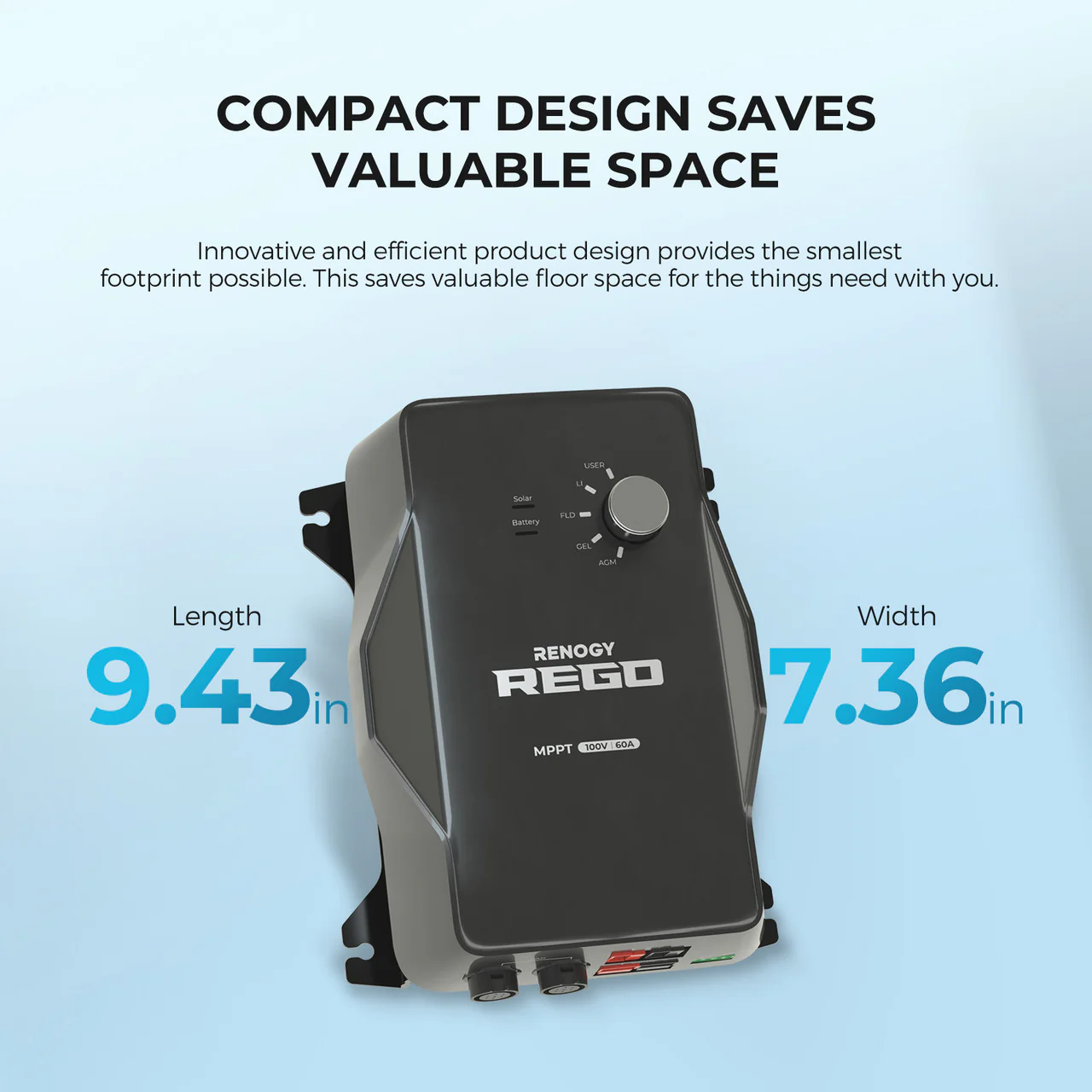 REGO 12V 60A MPPT Solar Charge Controller - Image 6