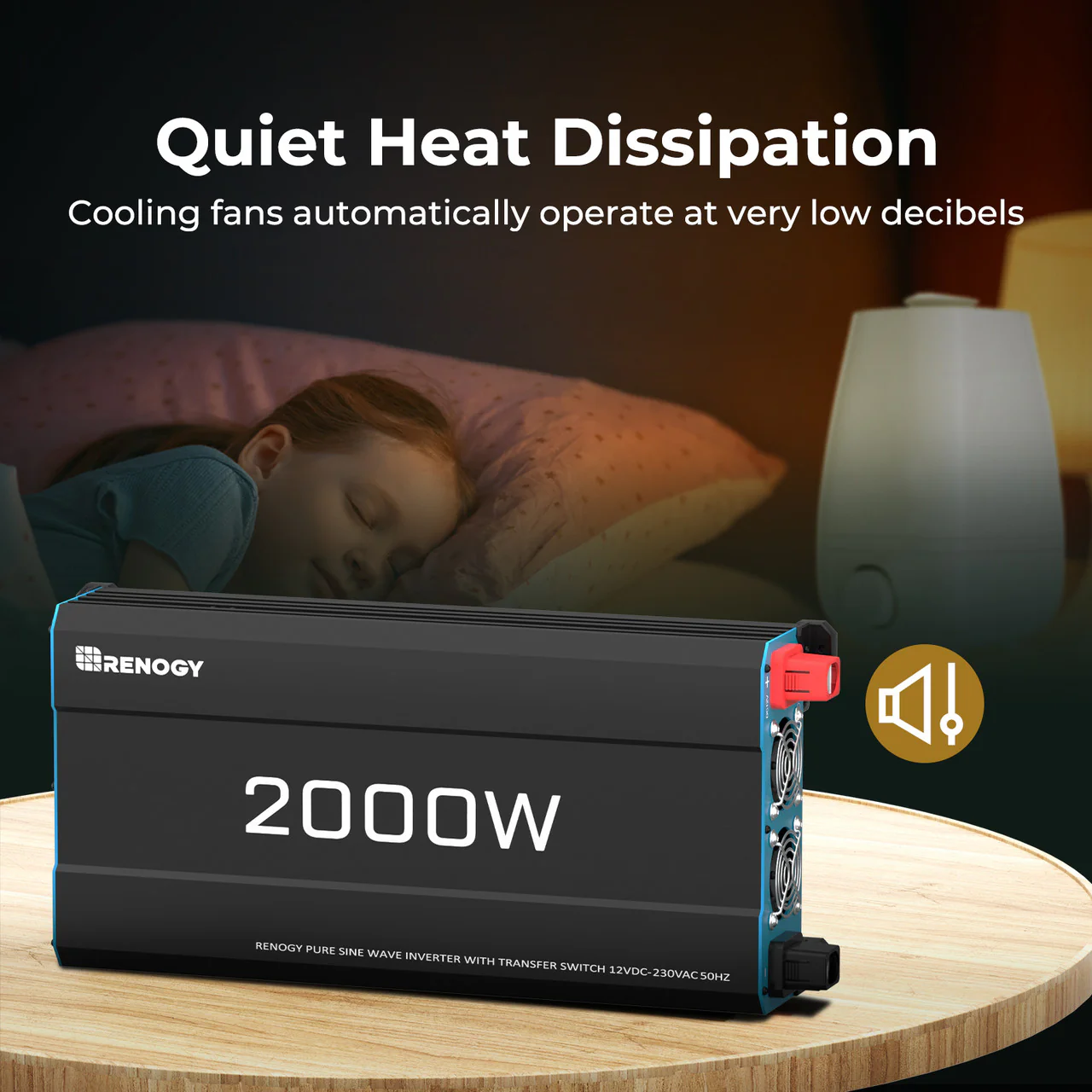1000W/2000W/3000W 12V to 230V/240V Pure Sine Wave Inverter (with UPS Function) - Image 9