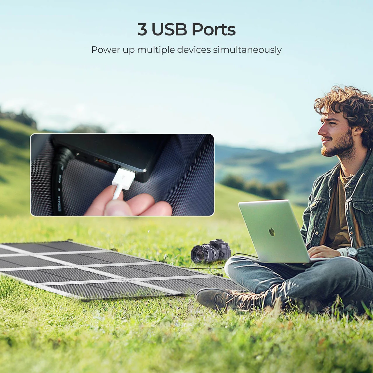 200W Lightweight N-type Portable Solar Panel Blanket - Image 7
