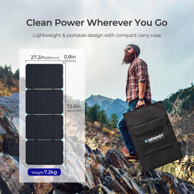 220W Lightweight N-type Portable Solar Panel Suitcase - Image 4