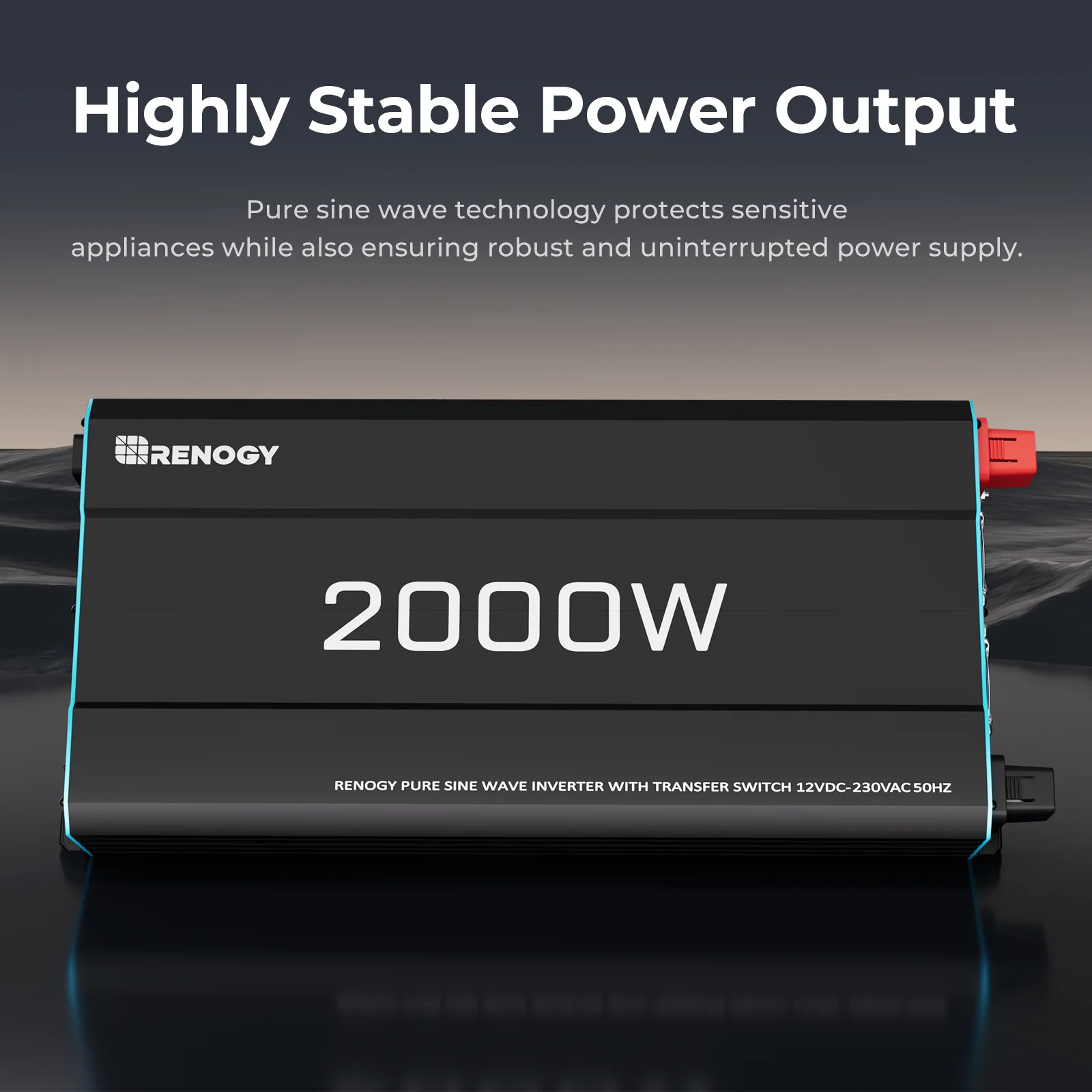 Renogy 2.56kWh Slim 4WD Power Kit | Dual 208Ah Batteries + 2000W Inverter - Image 7