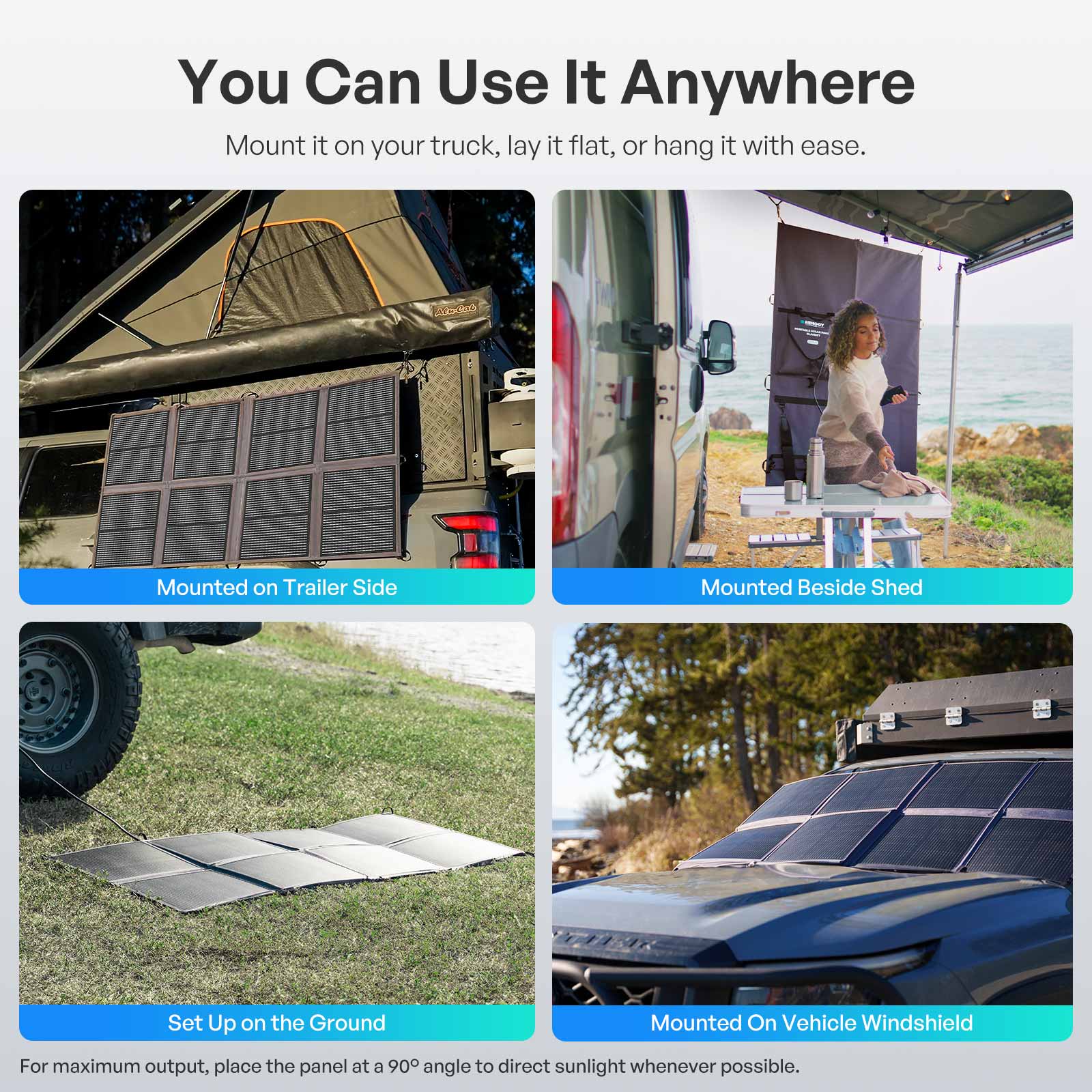 400W/200W Lightweight N-type Portable Solar Panel Blanket - Image 9