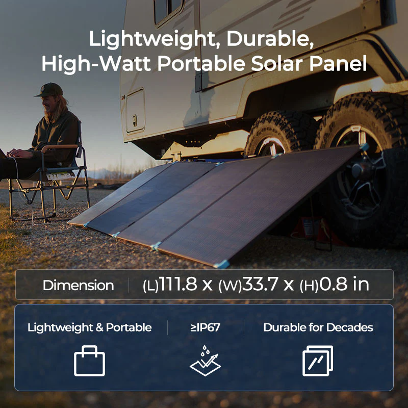 400W Lightweight Portable Solar Panel Suitcase - Image 10