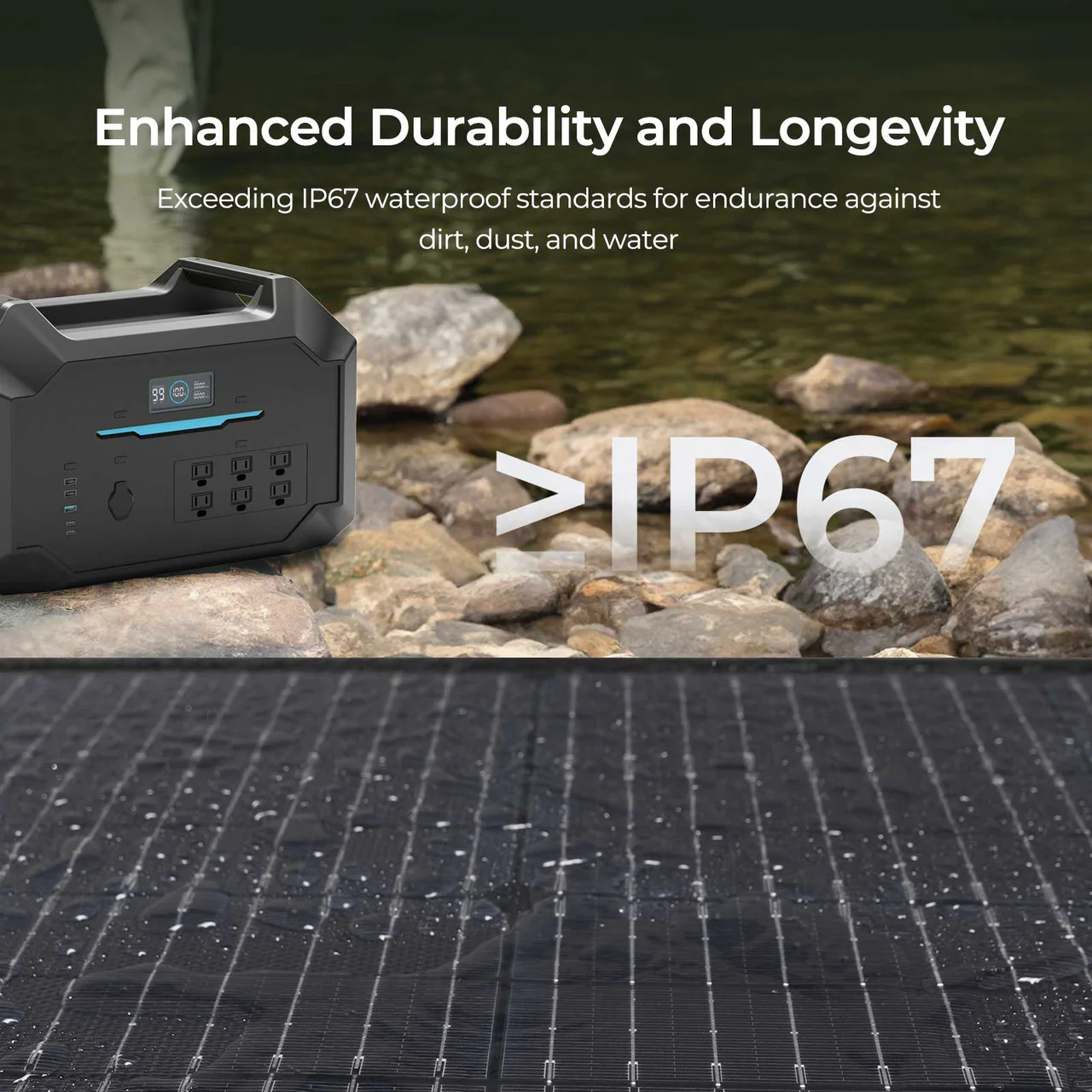 400W Lightweight Portable Solar Panel Suitcase - Image 5