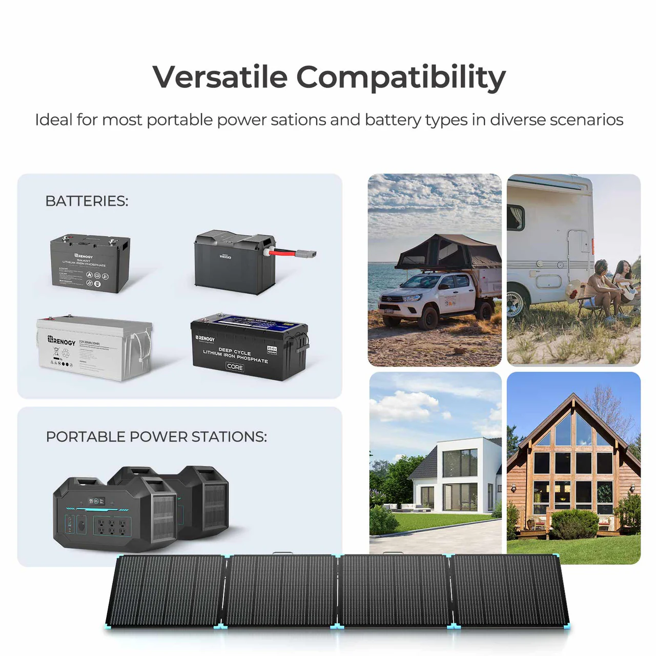 400W Lightweight Portable Solar Panel Suitcase - Image 9