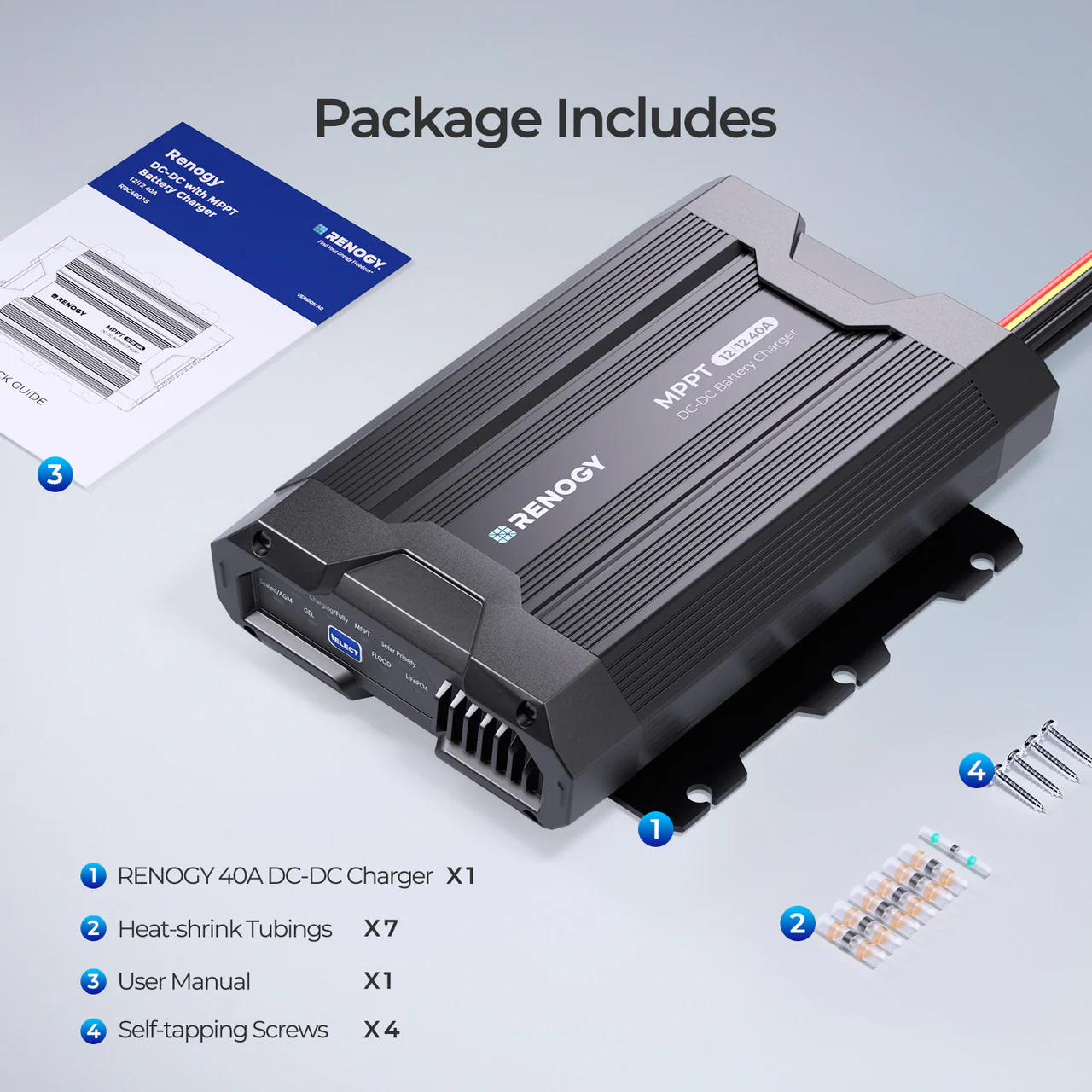 RENOGY 40A DC-DC Battery Charger with MPPT - Image 6