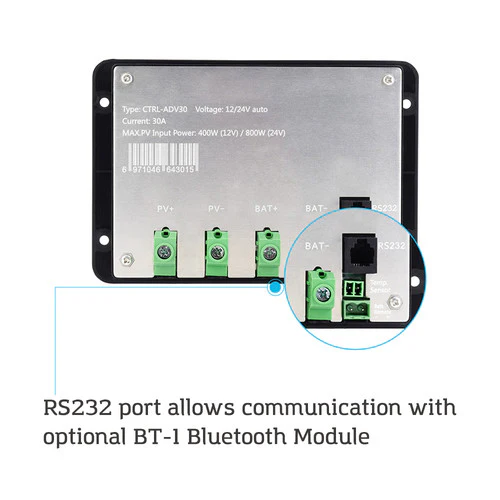 Adventurer Li 30A PWM Flush Mount Charge Controller w/ LCD - Image 5