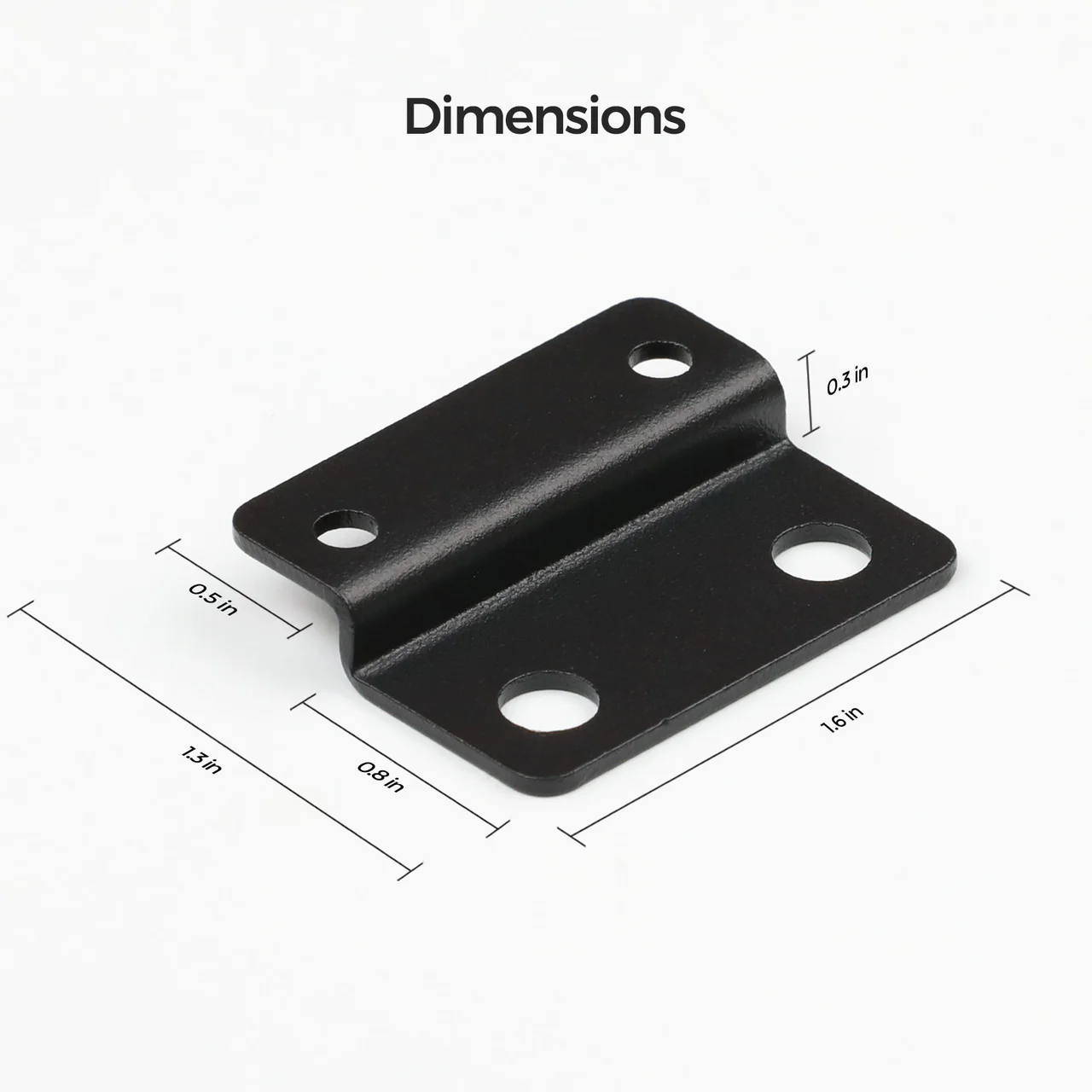 Renogy Mounting Brackets for 12V 100Ah Pro LiFePO4 Batteries (Set of 4) - Image 5