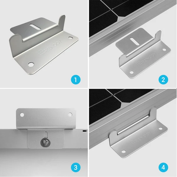 Solar Panel Mounting Z Bracket -- Set of 4 - Image 4