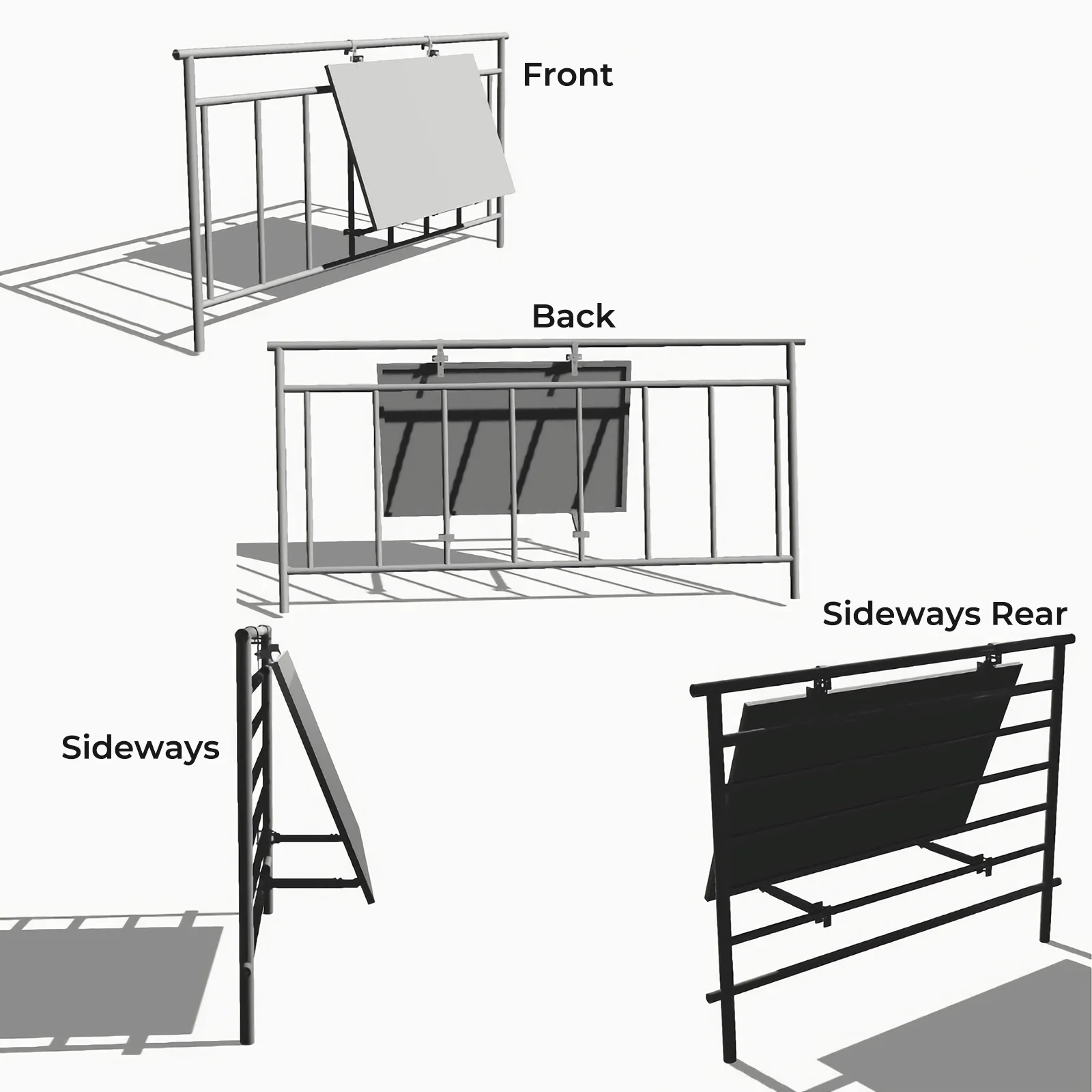 Renogy Solar Panel Tilt Balcony Rack - Image 4