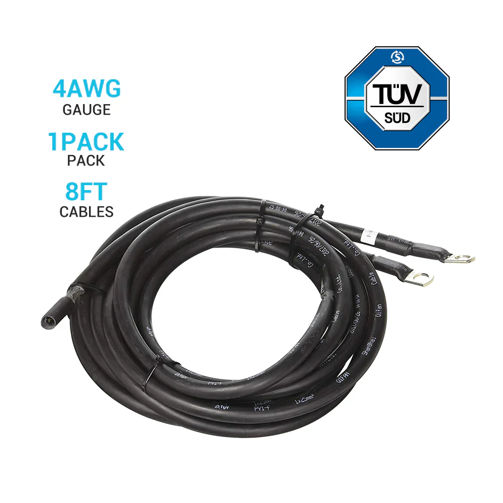 Battery to Charge Controller Tray Cables for 3/8 in Lugs - Image 8