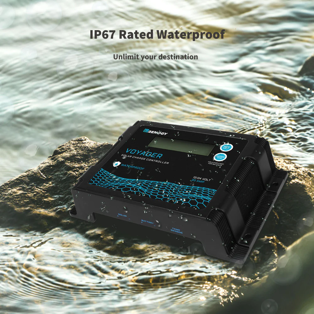 New Edition Voyager 20A PWM Waterproof Solar Charge Controller - Image 6